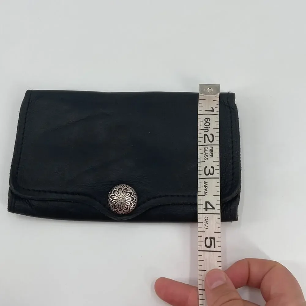 Western Black Leather wallet